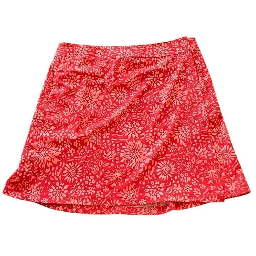 RipSkirt Floral Pink and White Wrap‎ Skirt, Size M